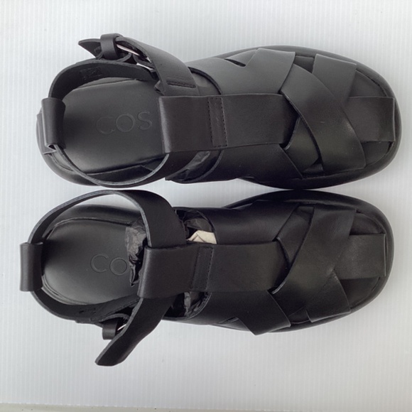 NIB COS LEATHER FISHERMEN SANDALS 7 - Picture 5 of 8